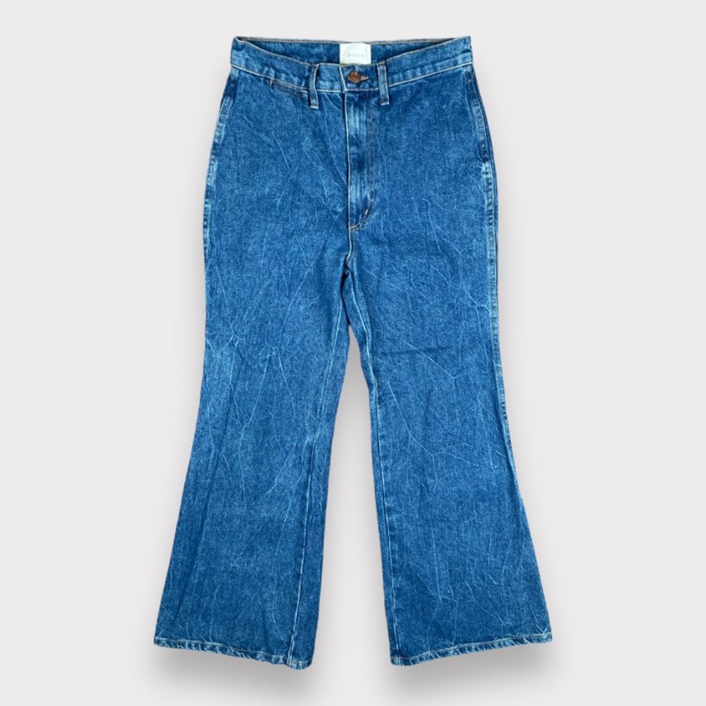 NWOT Doen Authentic Vintage Melody High Rise Flare Denim Jeans Women's Size 27 - Picture 8 of 16